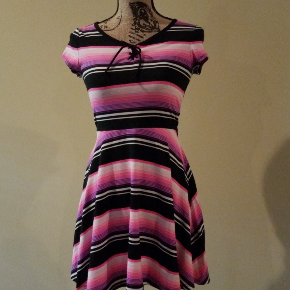 Girls Striped Dress